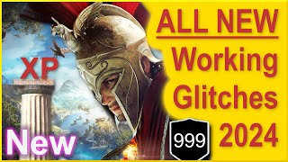 Assassins Creed Odyssey  ALL NEW Working Glitches 2024  New XP Glitch Money Farm  More Damage [upl. by Olrac]