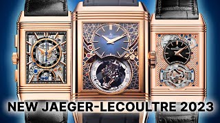 NEW JaegerLeCoultre 2023 Watches REVEALED Reverso Duoface Tourbillon and Hybrid Artistica [upl. by Sindee]