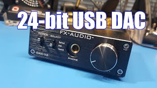 SDG 069 FXAudio DACX6 24bit DAC  Is 24bits better than 16 [upl. by Latrell275]