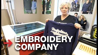 Embroidary Company  Laser Cutting for Embroidery  Speedy 300 [upl. by Mackoff]