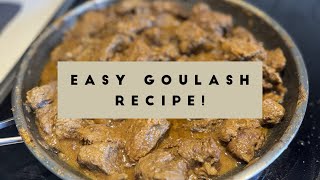 Easy Goulash Recipe [upl. by Drandell]