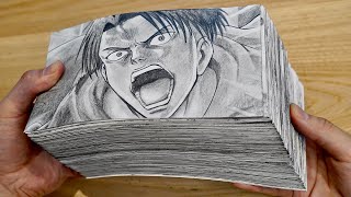 FlipBook quotLevi vs Kennyquot 400Drawing Attack on Titan [upl. by Treb404]