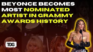 Grammy Awards Nomination  Beyonce Shatters Grammy Records Bags 11 Nominations This Year [upl. by Kiyoshi443]