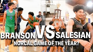 Branson vs Salesian  Norcal Game of the Year  Gridley Championship  Loving WALK OFF Game Winner [upl. by Alesi25]