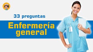 Test de Enfermeria General ► 33 preguntas basicas [upl. by Annaeel]