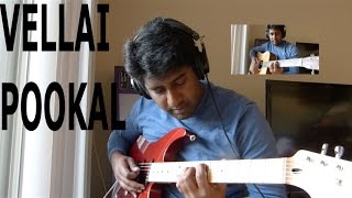 Vellai Pookal A R Rahman  Guitar Cover [upl. by Etnoid]