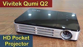 Vivitek Qumi Q2 HD Pocket Projector InDepth Review  Specs  HD Projector Test [upl. by Gimble]