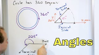 01  Angles and Angle Measure in Degrees  Part 1  Types of Angles amp What is an Angle [upl. by Ariaj]