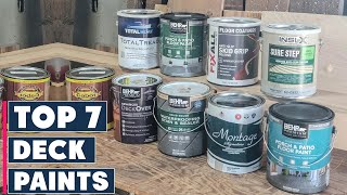 7 Best Deck Paints of 2024 Find Your Perfect Match for Durability amp Style [upl. by Graaf503]