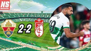 ELCHE 22 GRANADA Análisis del partido [upl. by Eimyaj629]