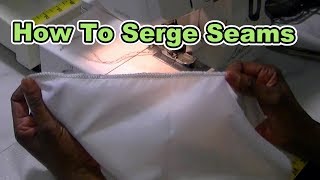 Introduction to Sergers  How To Serge Seams [upl. by Ettelloc]