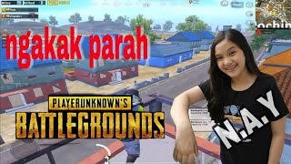 Naisa Alifia yuriza Mabar pubg suquad lawak [upl. by Idnem790]