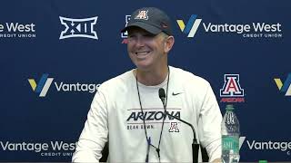 Arizona Football Press Conference  Brent Brennan [upl. by Anastase916]