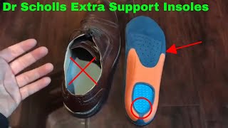 ✅ How To Use Dr Scholls Extra Support Insoles Review [upl. by Oilasor540]