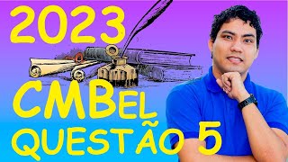 CMBel 2023 Prova do Colégio Militar de Belém 2023 Questão 5 6º ANO [upl. by Eanert]