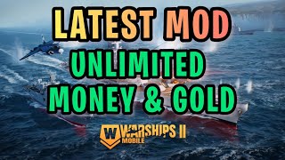 Warships Mobile 2 HACKMOD Apk Tutorial  Get Unlimited Money amp Gold in Warships Mobile 2 [upl. by Hgielyk751]