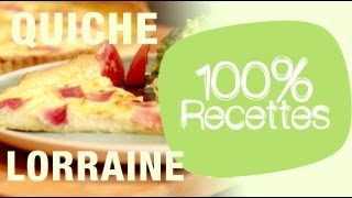 100 recettes  La quiche lorraine [upl. by Anoed]