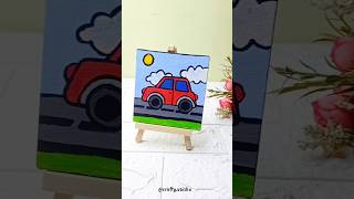 Painting Printed Canvas 😍 diy yt shortsfeed art viralshorts viral [upl. by Trevorr970]