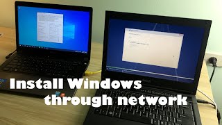 How to install Windows over the network for multiple computers [upl. by Ayhtnic]