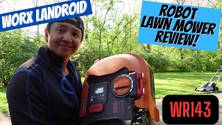 Worx Landroid WR143 Review from a Regular Dude  Fully Automated Robotic Lawn Mower [upl. by Thebault]