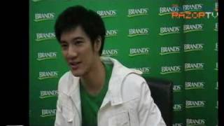 He was half naked in the ad Skyping Wang Lee Hom Pt 3 [upl. by Ahsercel]