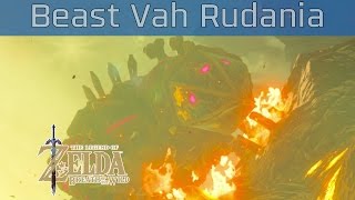 The Legend of Zelda Breath of the Wild  Divine Beast Vah Rudania Walkthrough HD 1080P [upl. by Lanae]