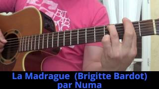 La Madrague Brigitte Bardot reprise Ã la guitare Cover 1963 [upl. by Aeneas]