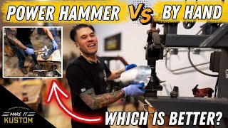 Power Hammer VS Hand Tools 🔥 Making a Distributor Cove  Model A Firewall [upl. by Gilli]