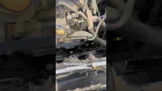 THIS SERPENTINE BELT IS A FACTORY FLAW😤 automobile chevy mechanic [upl. by Barbette]