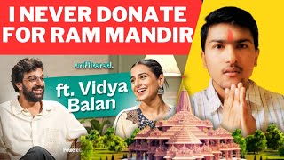 Vidya Balan Controversy on Ram Mandir 🤦‍♂️ [upl. by Colt]