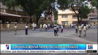 Aumento de tarifas en colegios privadosEmisión Estelar SIN [upl. by Norit]