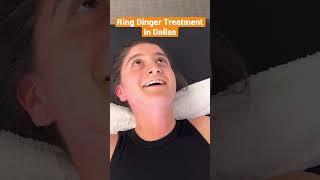 Patient receives her first Ring Dinger ® treatment for ￼back pain at Advance C hiropractic of Dallas [upl. by Matt]