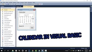 How To Make a Calendar In Visual Basic 2008201020152017 With Codes [upl. by Sievert99]