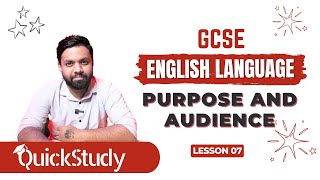 GCSE English Language Lesson 7 Purpose and Audience [upl. by Genia]