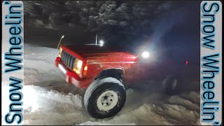 Snow Wheeling in the XJ [upl. by Tepper]