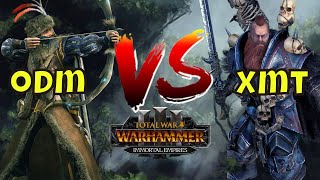 ODM VS XMT PRO WAR  Warhammer 3  Land Battle  Domination w DahvPlays [upl. by Allisirp86]