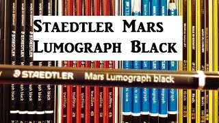 NEW Staedtler Mars Lumograph Black Pencil Review Tradition Noris Pencils [upl. by Kubis]