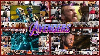 All Trailers of AVENGERS Reactions Mashup Age of Ultron Civil War Infinity War Endgame [upl. by Hauge]