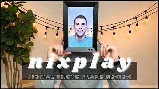 Smart Photo Frame by Nixplay  Unboxing and Review [upl. by Itra]