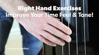 Right Hand Exercises for Double Bassists  Improve Your Time Feel amp Tone [upl. by Zed451]