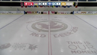 2019 CWG  Ringette  Game 11  BC vs QC [upl. by Palla]