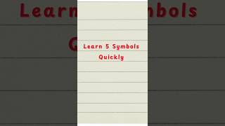 5 Essential Symbols for Everyday Life Learn Their Meanings shortsfeed english shorts english [upl. by Farley]