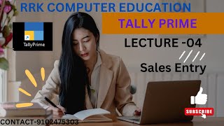 how to sales entry in tally primesales entry kasie karte hai tally prime salesentry [upl. by Guinna]