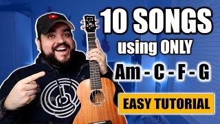 10 EASY Ukulele Songs using 4 Chords [upl. by Freddy]