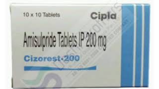 Cizorest 200 Tablets Amisulpride Tablets IP 200 mg [upl. by Caassi]