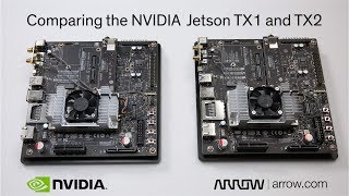 NVIDIA Jetson TX1 and TX2 Comparison  Arrowcom [upl. by Redvers]