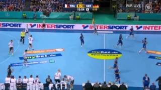 1 Halbzeit Deutschland  Frankreich Handball WM 2013  Freitag 18012013 [upl. by Hetty]