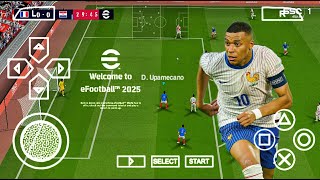 eFOOTBALL PES 2025 PPSSPP ISO CAMERA PS5 ENGLISH VERSION NO SAVE DATA amp NO TEXTURES LATEST UPDATE [upl. by Jehius42]