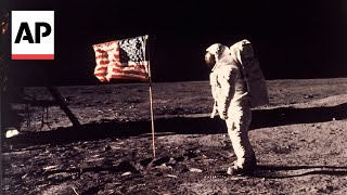 WATCH Footage from the 1969 Apollo 11 moon landing [upl. by Godred]