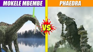 Titanus Mokele MbeMbe vs Phaedra Shadow of Colossus  SPORE [upl. by Emoraj]